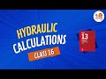 Class 16  hydraulic calculations for sprinkler systems