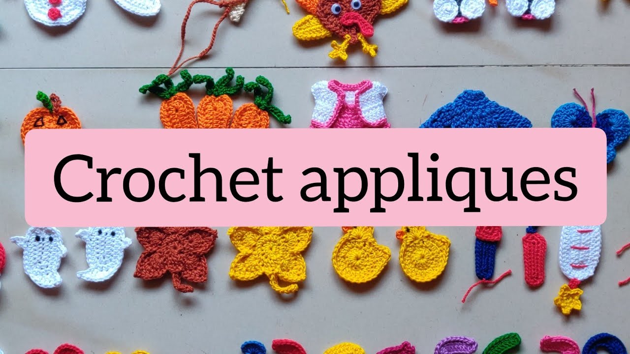 Crochet appliquesHandmade happinessMade for an orderTamil