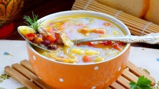 Суп куриный с фасолью (супы в мультиварке рецепты). Суп куриный с фасолью (супы в мультиварке рецепты).