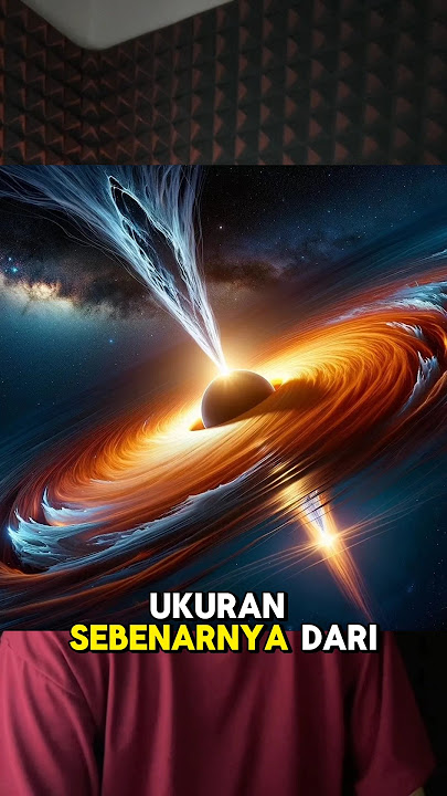 It's terrifying how big a black hole is. #shorts
