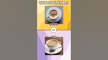 Would You Rather? Hard Edition! ☕️ #hard #quiz #challenge #wouldyourather #shorts #viral #fyp
