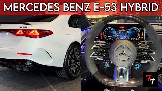 New (2025 Mercedes Benz E-53 AMG Hybrid Sedan) Review. Exterior / Interior / Performance