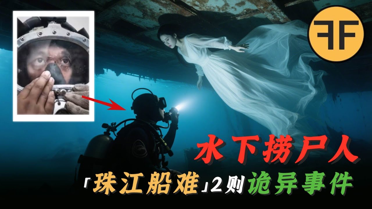 真實怪談｜職業水鬼自述，最怕遇到「漂亮女孩」，14年「珠江船難」詭案！