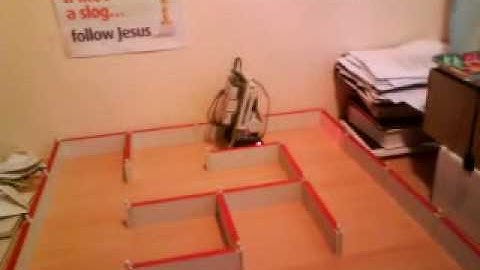 PD controlled EOPD range sensor error left hand rule micromouse maze solver