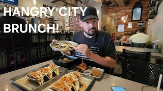 Trying the brunch menu at Hangry City in Pickerington Ohio! #foodreview #mukbang #foodie #food