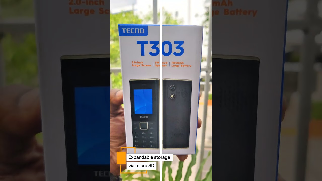 New Tecno T303 Black