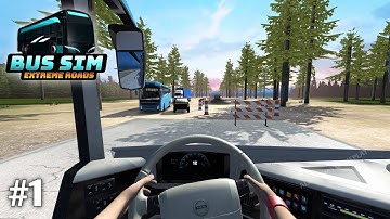 Bus Simulator: Extreme Roads - Gameplay part 1 (Android iOS) AMG