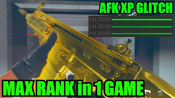 *NEW* MAX RANK in 1 GAME! AFK WEAPON XP GLITCH MW2! MW2 UNLIMITED XP GLITCH! MW2 GLITCHES!