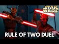 Darth maul  savage opress v darth sidious palpatine star wars clone wars epic lightsaber duel