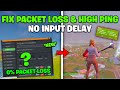 How To Fix Packet Loss & Get 0 Ping Fortnite Chapter 2 Season 7! (Reduce Ping, No Packet Loss)