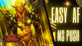 BEST out of the box MS PUSH spec?? EASY AF SCROLLS, MARKS, GEAR (Season 9 Ascension Classless WoW)