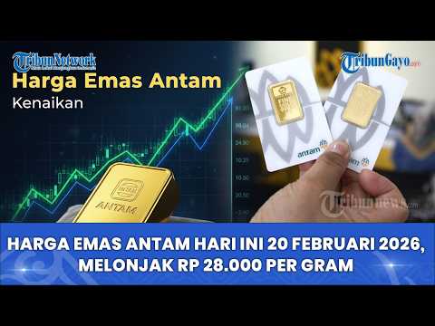 Harga Emas Antam Hari Ini 20 Februari 2026, Melonjak Rp 28.000 per Gram