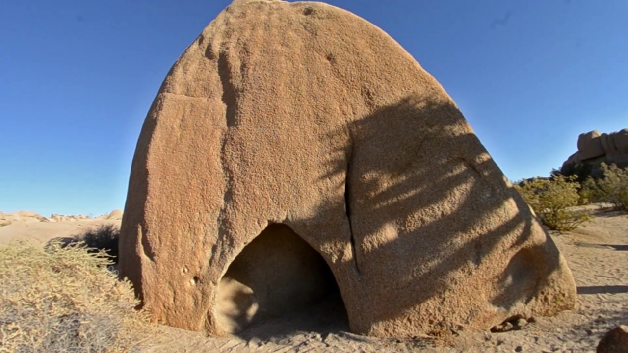 Rock Cave In Joshua Tree National Park Youtube