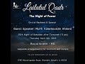 Msi program  lailatul qadr by mufti azeemuddin ahmed  april 04 2024