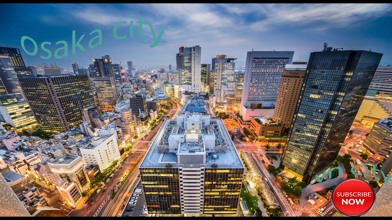 OSAKA City Japan Time Lapse