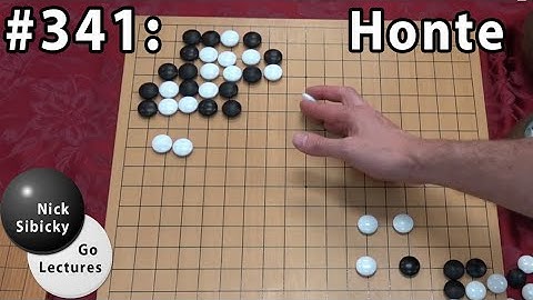 Nick Sibicky Go Lecture #341 - Honte