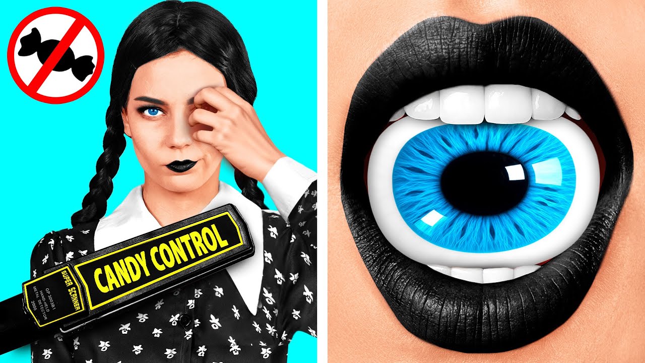 كيفية التسلل الحلوى في حفلة الهالوين | التحدي المجنون