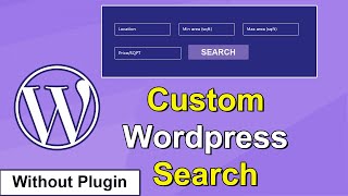 Famous WordPress Custom Search Query | WordPress custom search without Plugin Wealth