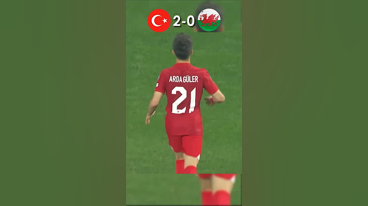 Turkey vs Wales - Aura Arda Güler - Euro 2024 Qualifiers