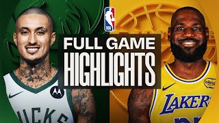 Los Angeles Lakers Vs Milwaukee Bucks Highlights Full Game - Nov 20.2025 Nba