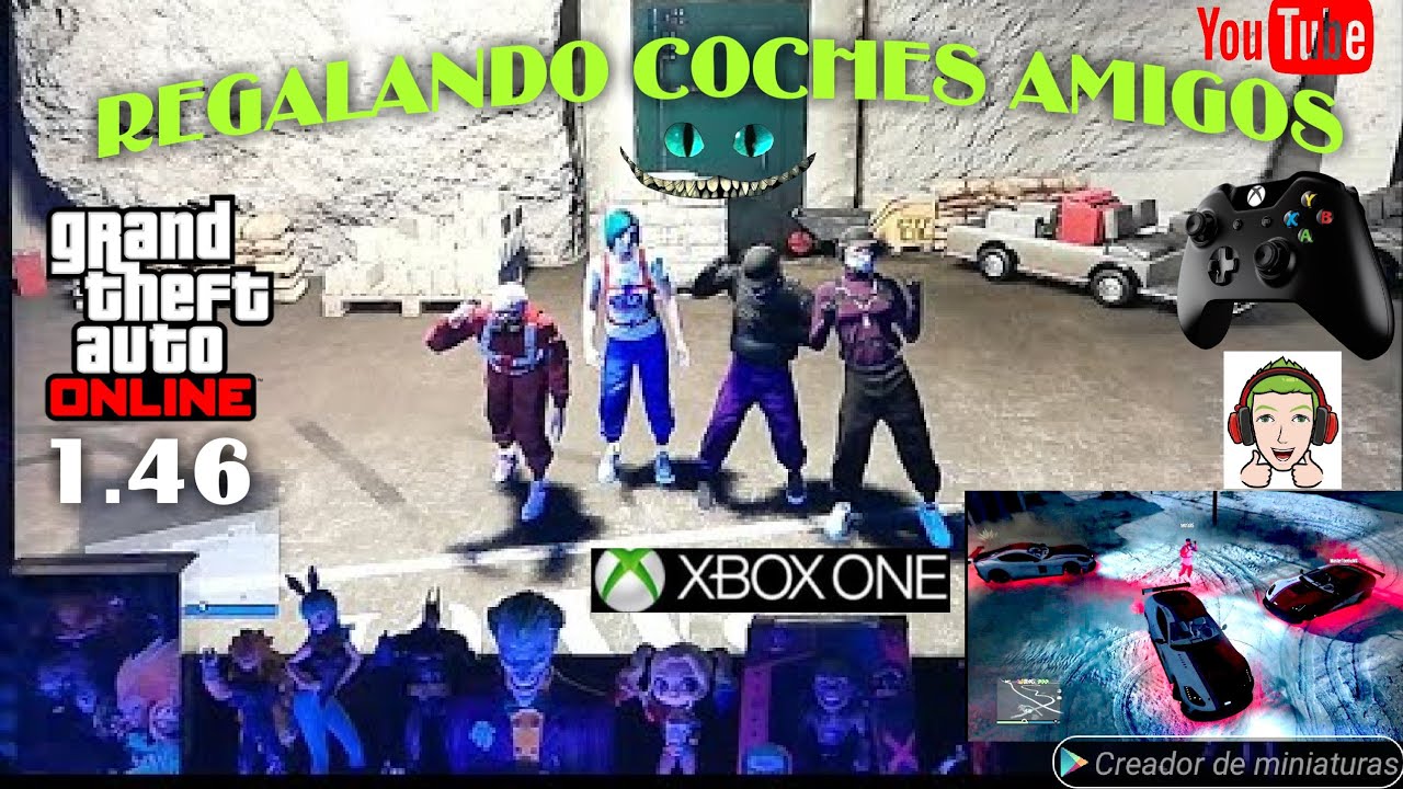 Regalando Coches Amigos XBOX ONE Gta V ONLINE Método de 2 y 3 Amigos