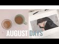 🍎 august days: ikea trip, drawing a fav scene and organizing art supplies // a summer vlog