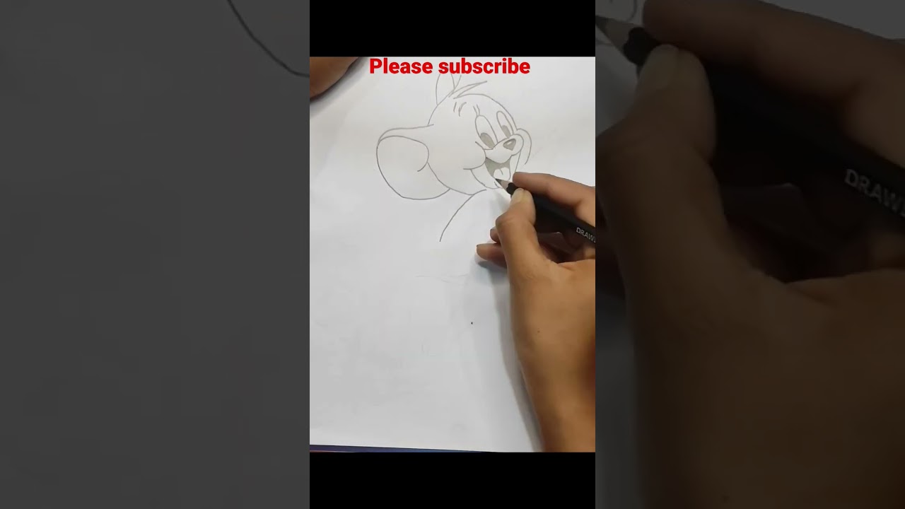 How to draw tom & jerry 