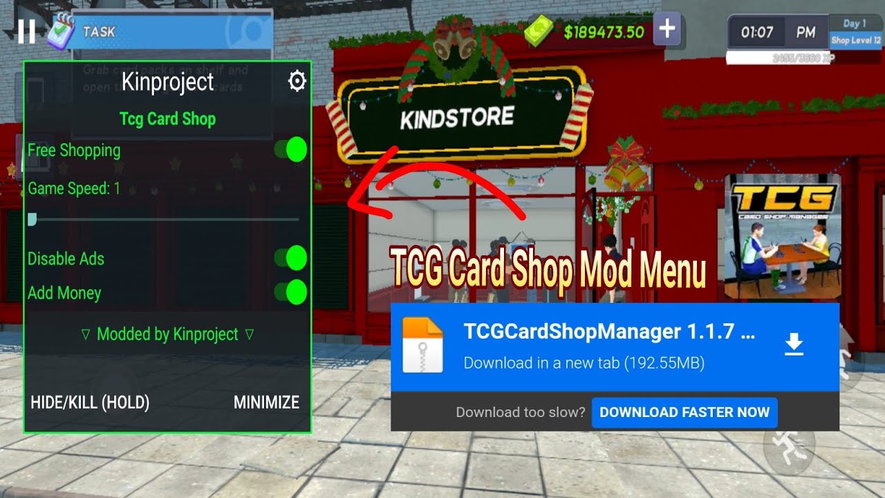 TCG Card Shop Manager 1.1.7 Mod Free Shopping Add Money | Aku Membuka Toko Kartu Luar Biasa