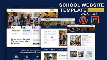 How to Create a University Website Using WordPress & Elementor (FREE Full Tutorial)