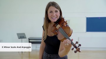 E Minor Scale And Arpeggio