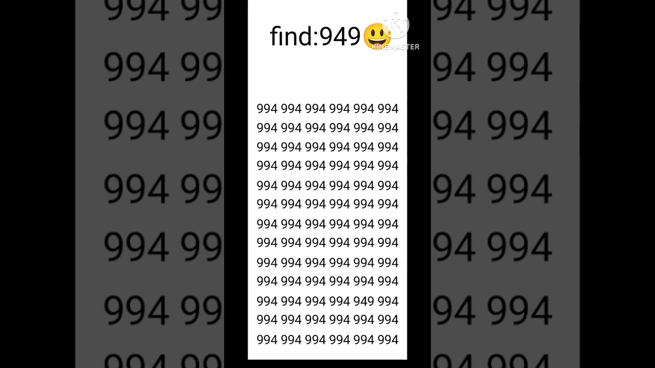 find 949 on this middle of this numbers😀😀😀😀😀😀😀😀😀😀