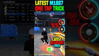 M1887 Shotgun Headshot Tricks 💀🔥 One Tap Tricks + Settings ⚙️ No Recoil || Free Fire Max
