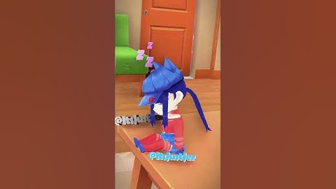 MiSide Animation - Waking a Chibi Cappie up! #miside #3danimation #mita #cappie #blender