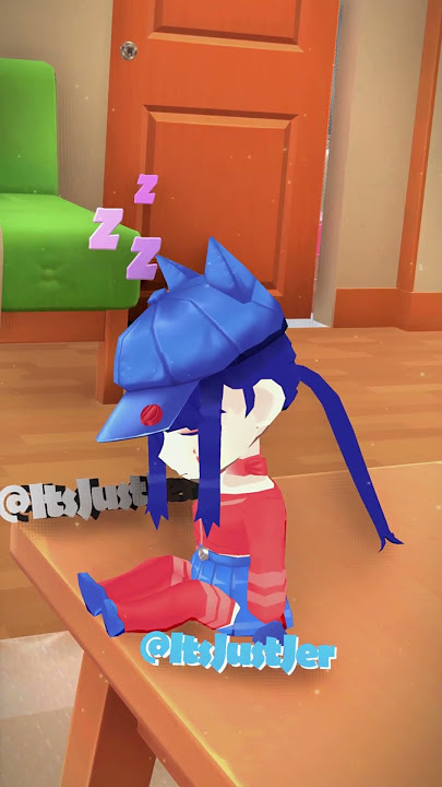 MiSide Animation - Waking a Chibi Cappie up! #miside #3danimation #mita #cappie #blender