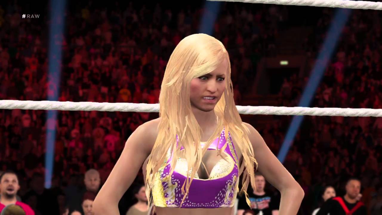 WWE 2K16 - Summer Rae vs Sasha Banks 