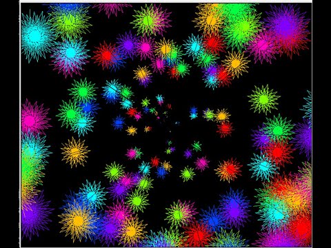 Holi Rangoli design in python