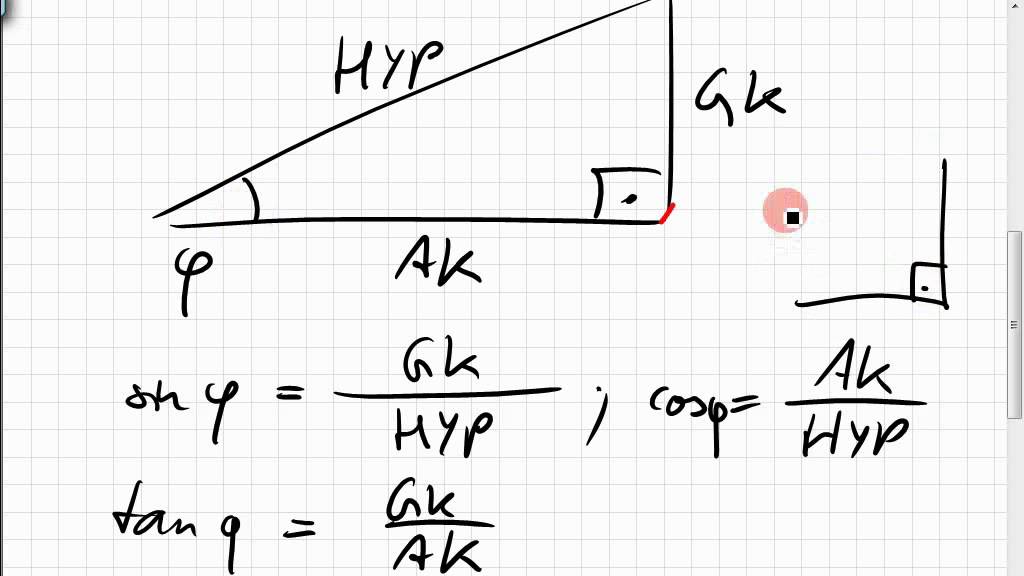 16B.1 Sinus, Cosinus, Tangens; Sinussatz, Cosinussatz - YouTube