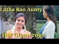 Tamil Serial Actress Latha Rao Aunty Hot Glamourous