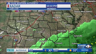 Cold Central Arkansas Main Weather 10pm