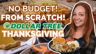 Dollar Tree Thanksgiving Dinner from Scratch?!