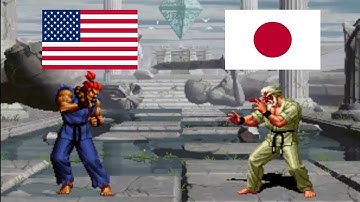 Svc Chaos Snk Vs Capcom Plus Age (USA) VS K N9999 (japan)