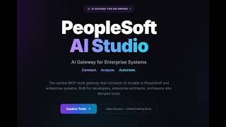 Peoplesoft Agentic AI  - Copilot Integration - Episode 2