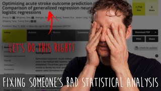 Fixing Someone's Bad Statistical Analysis