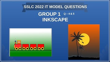 SSLC IT MODEL EXAM 2022 | INKSCAPE | GROUP 1