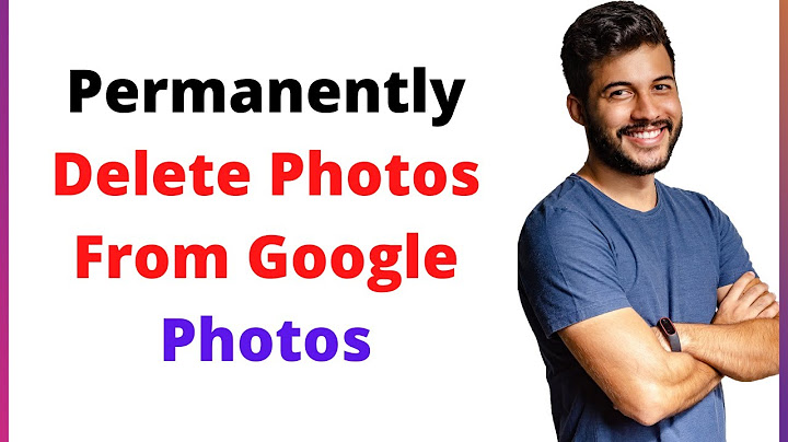 How to delete photos off of google photos