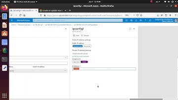 AZ 104 Implement Virtual Networking: Configure private and public IP addresses of  of Azure VMs