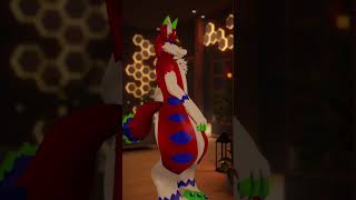 ウフルくん改変でエクサにしてうごいたよ #VRChat #VRCFT #Furry