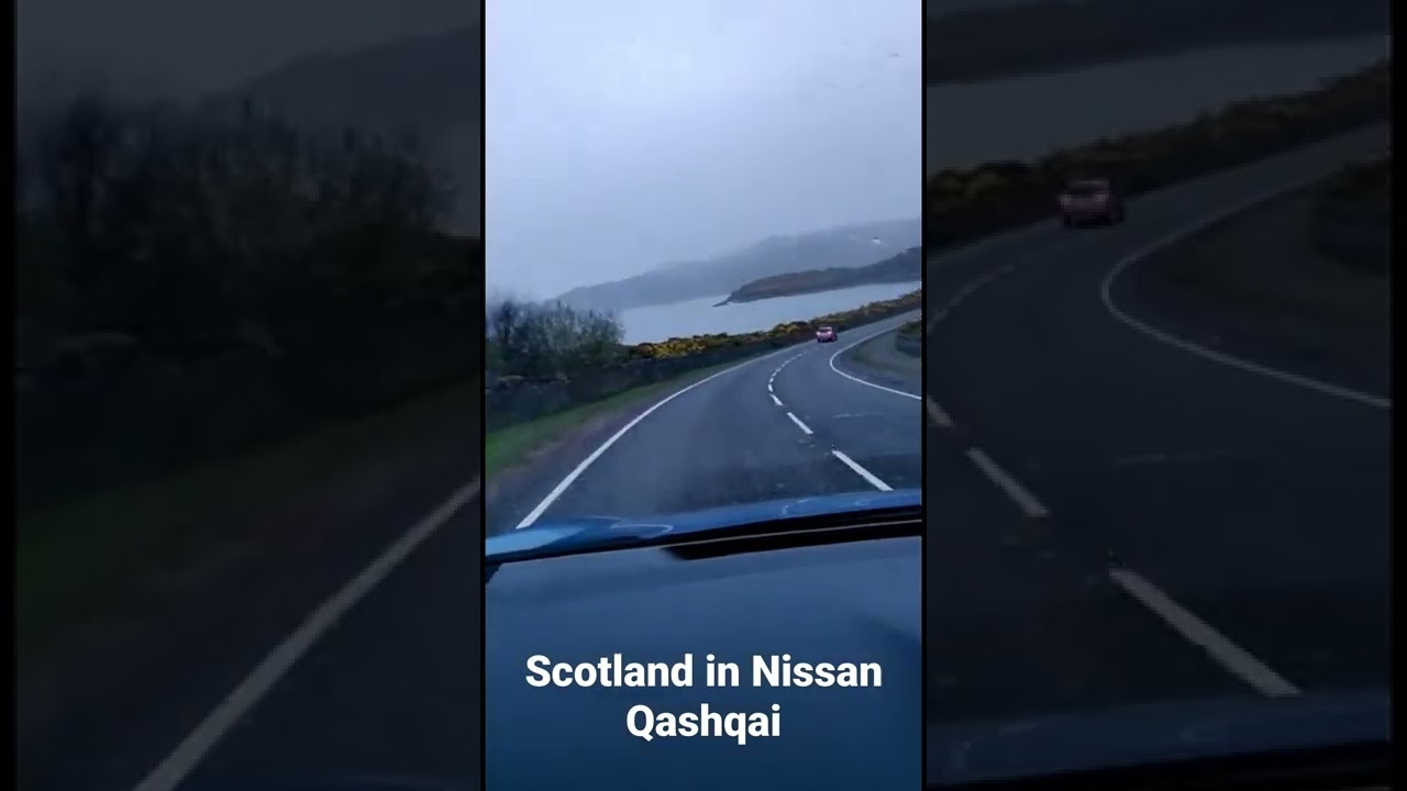 Driving in Scotland in Nissan Qashqai 🚔