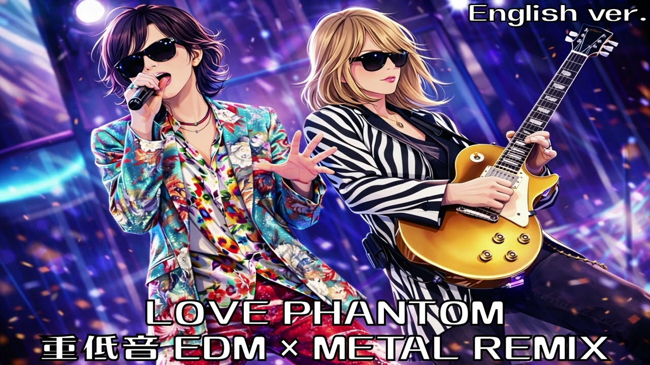 LOVE PHANTOM (English ver.) / B'z (Cover) - 重低音EDM×METAL REMIX