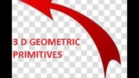 3D geometric primitive in computer graphics